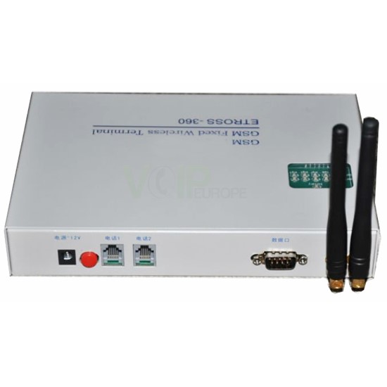 Passerelle à 2 canauxGSM (GSM 900/1800 MHz) avec 1 interface FXS FWT-E360