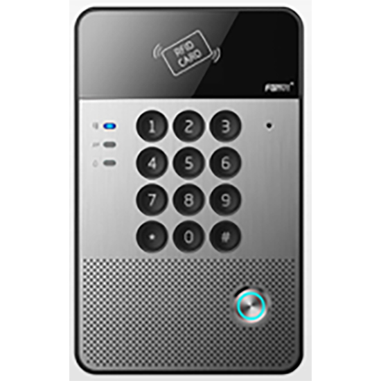 Interphone IP avec Clavier et Lecteur de Cartes