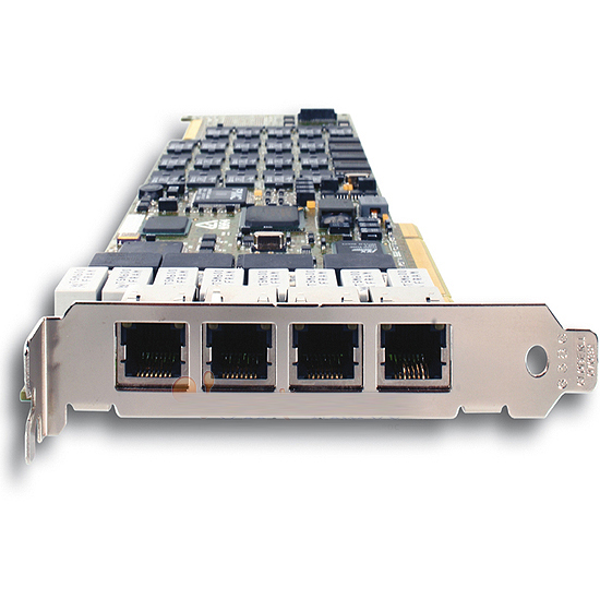 Carte Diva Server V-4PRI/E1-120, 4 Ports ISDN PRI, 120 DSP 306-251