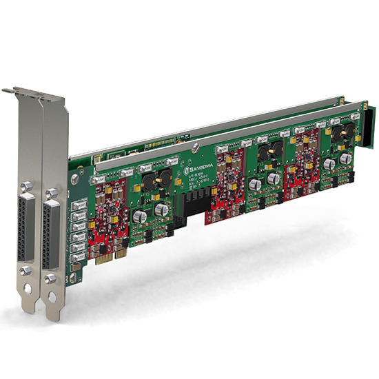 A400,carte analogique PCIe 24 Ports FXO/FXS