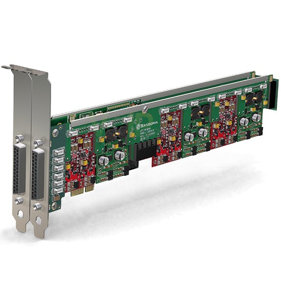 A400,carte analogique PCIe 24 Ports FXO/FXS