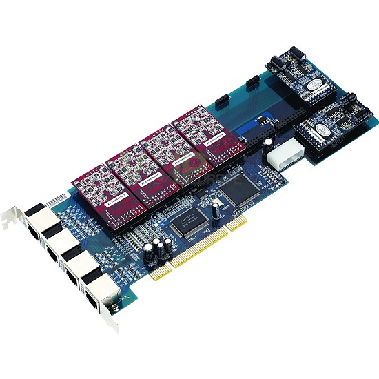 Carte de la Téléphonie Asterisk AX1600P