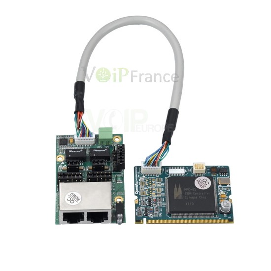 Carte ISDN BRI 2 Port Mini-PCI B200M