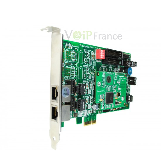 2 Port ISDN BRI PCI-E card + EC4004 module BE200P