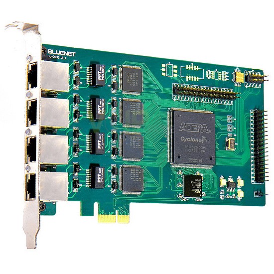 Carte E1 a 4 port Pour Asterisk ISDN PRI Digital Interface BL420DE