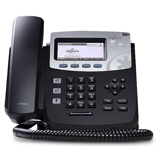 Téléphone a HDVoice équipé de 2 RJ45 POE , 4 lignes SIP, 10 touches BLF de fonctions avancées