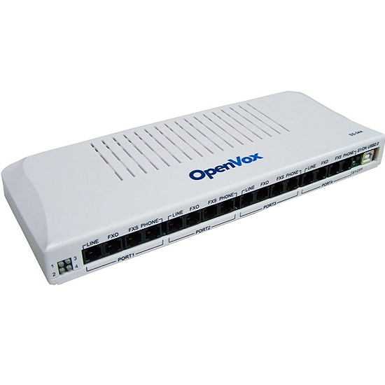 4 Port de Basculement IPPBX Analogique FA40