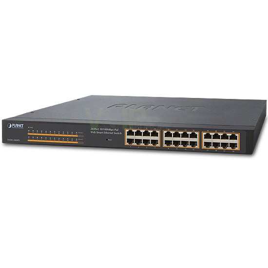 SWITCH LAN 24-PORT 10/100 POE FNSW-2400PS
