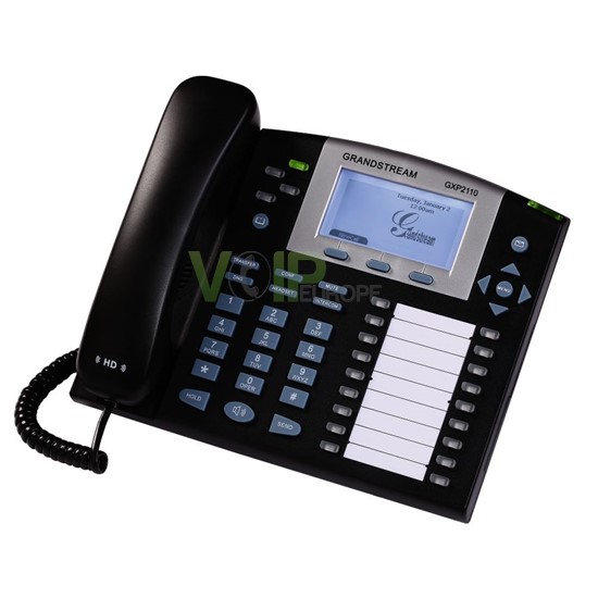 Téléphone VoIP Poste de Direction 4 lignes et 2 ports Ethernet GXP2110