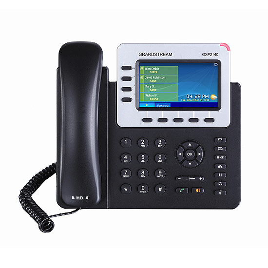 Téléphone Voip 4 Lignes RJ45 Gigabit Double GXP2140