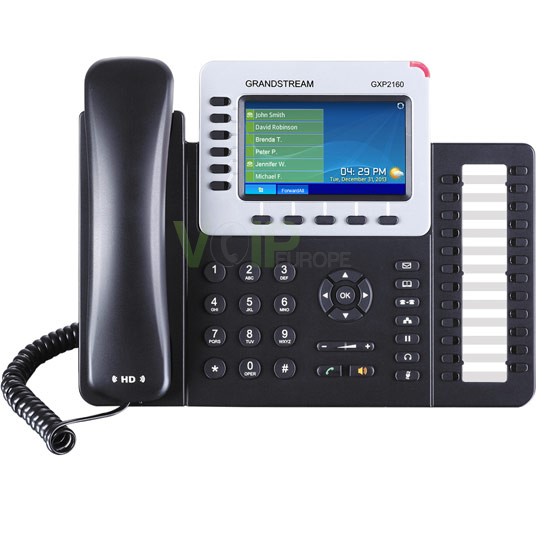 Poste IP SIP 6 Lignes PoE 24 Touches Programmables GXP2160