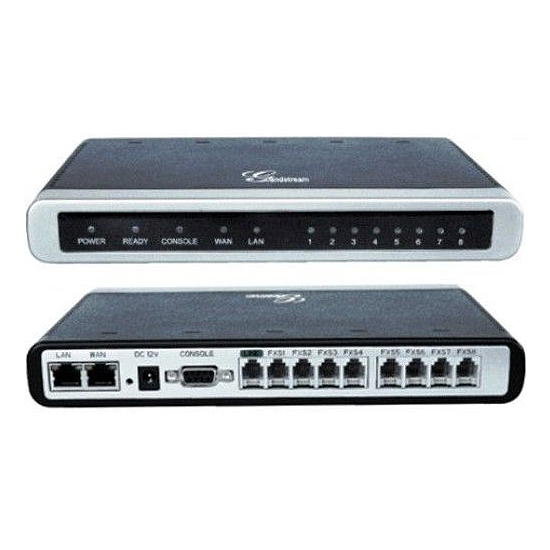 Passerelle 8 ports FXS 2 ports Ethernet et un port RJ11 GXW4008