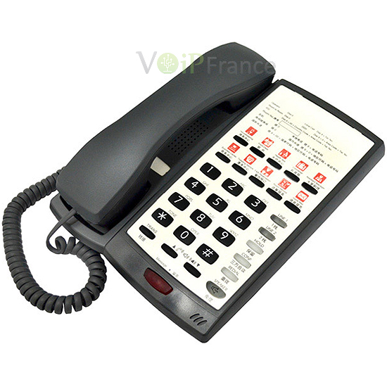 Téléphone IP pour les Chambres d'hôtel HS118-P