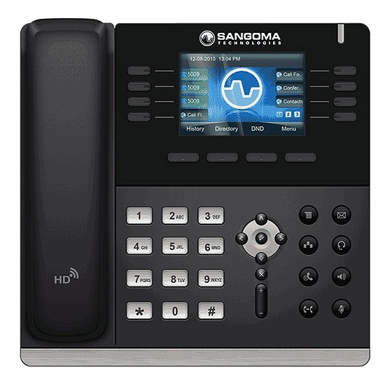 Téléphone IP 4 Comptes SIP Ecran Couleur 3,5 Pouces Ports Gigabit Ethernet S500