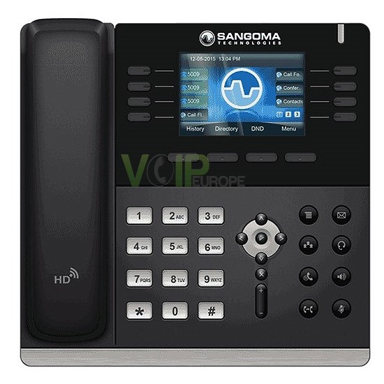 Téléphone IP 4 Comptes SIP Ecran Couleur 3,5 Pouces Ports Gigabit Ethernet S500