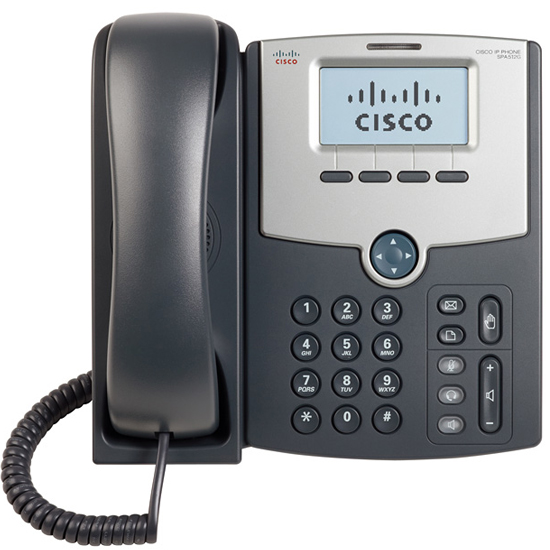 Téléphone  IP avec 2 Ports Gigabit Ethernet  PoE et Ecran LCD SPA512G