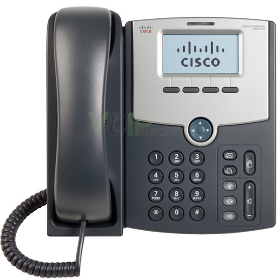 Téléphone  IP avec 2 Ports Gigabit Ethernet  PoE et Ecran LCD SPA512G