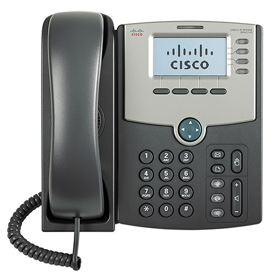 Téléphone IP 4 lignes POE avec 2 ports Gigabit Ethernet SPA514G