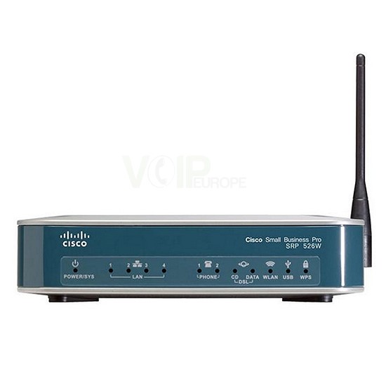 Routeur sans fil avec commutateur 4 ports (intégré) SRP526W-K9-G5