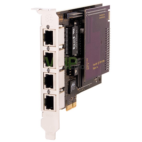 Carte numérique E1 a (4) T1/E1/J1/PRI PCI Express X1 ou PCI avec option module anti-echo TE420