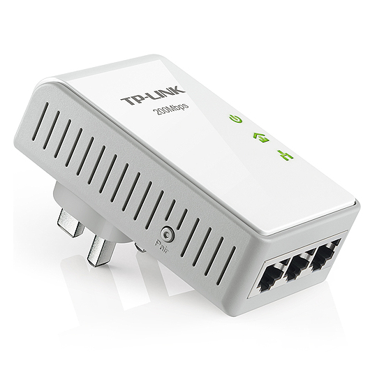 Mini-adaptateur CPL AV200 3ports 10/100Mbps