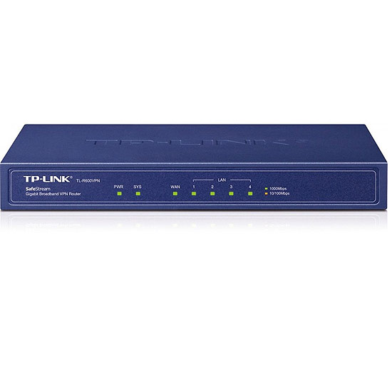Routeur Gigabit VPN/ Ipsec(20)/ PPTP(16)/ SPI Firewall/ Filtrage IP TL-R600VPN