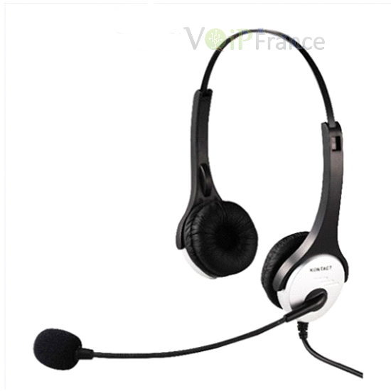 Casque avec micro pour téléphone IP For600