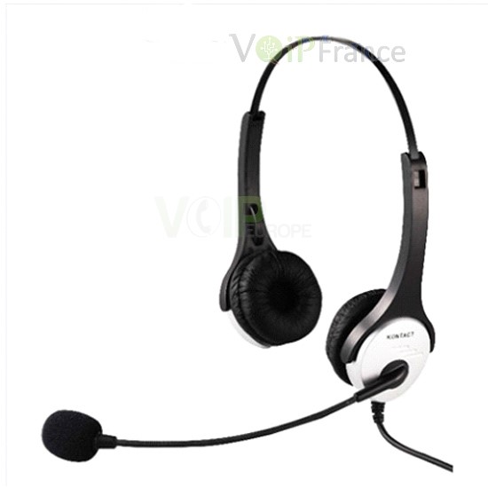 Casque avec micro pour téléphone IP For600