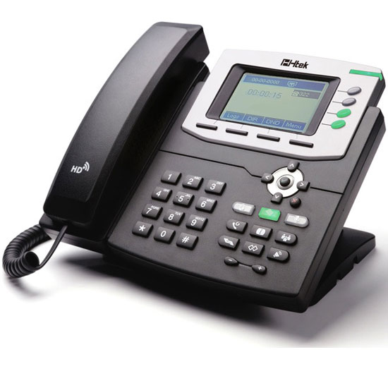Téléphone IP HD LCD 3 Comptes VoiP PoE