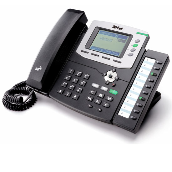 Téléphone IP LCD Graphique 4 Comptes VoiP PoE