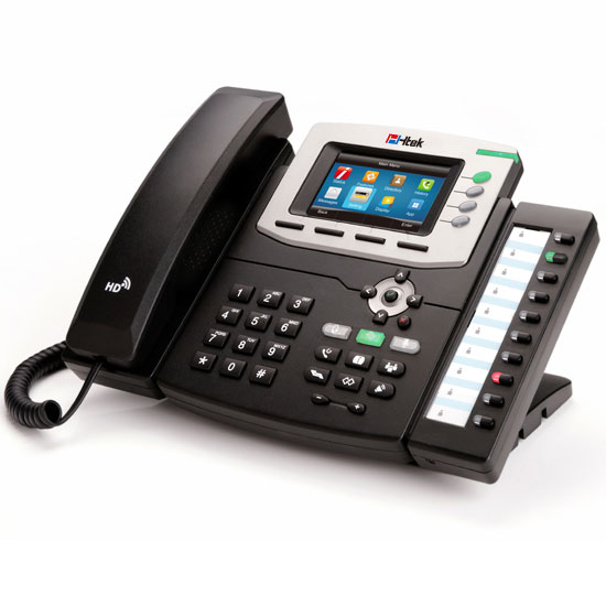 Téléphone IP  Couleur HD 3,5" TFT  LCD 4 Comptes VoiP PoE