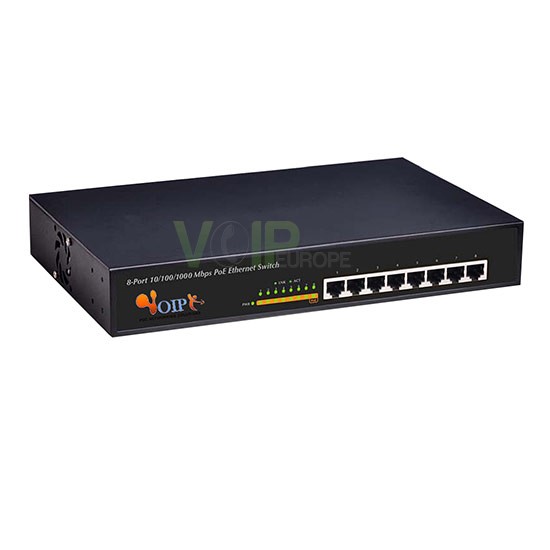 8-port 10/100M/1000M unmanaged 8 Port support PoE Switch in  Metal case(150W power) FR-S1008PEG