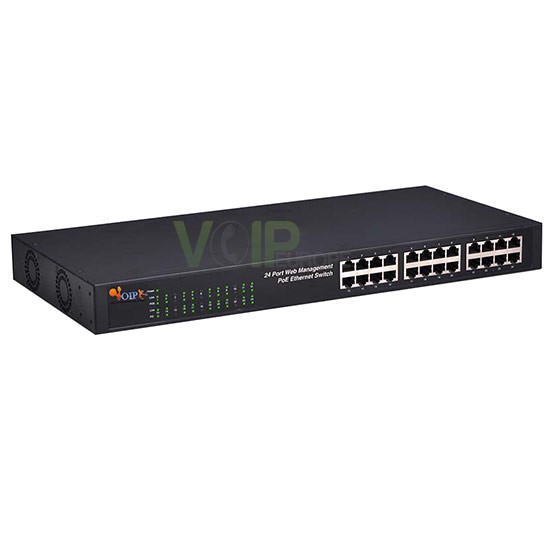 24-port 10/100/1000M PoE Switch, 16 10/100/1000M RJ45 ports,managed FR-S2024PEG-C