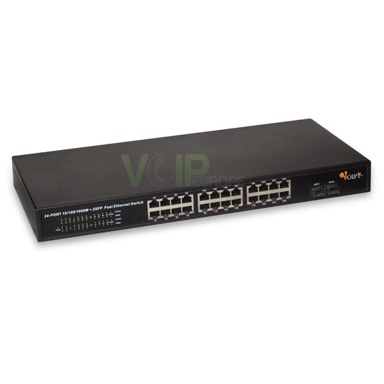 24-port 10/100/1000Mbps Management 24port PoE +2SFP VM-S2026PEW-C
