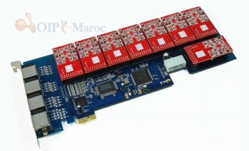 Card Asterisk support 16 analog lines with PCI Express 1 ZA16E