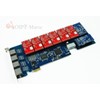 Card Asterisk support 8 analog lines with  PCI Express 1