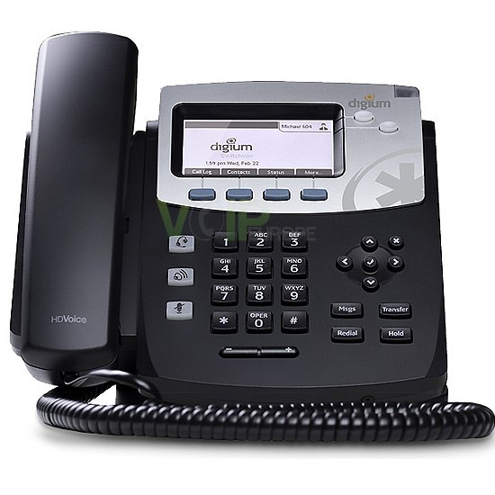Téléphone a HDVoice  équipé de 2 RJ45 POE , 2 lignes SIP, 4 touches de fonctions avancées. D40