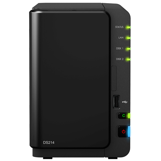 Serveur Nas de Haute Performance 12 To Max Dual Core 1.066 Ghz 512 Mo Ram 1 LAN Gigabit 2 USB 3.0 DS214