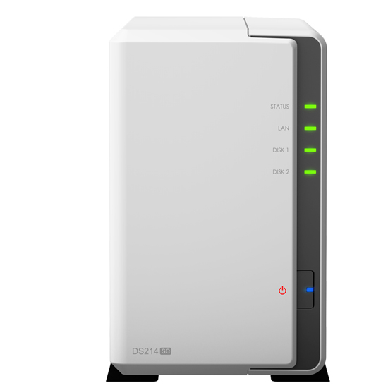 Serveur Nas CPU 0.8 Ghz  256 Mo Ram 1 LAN Gigabit  2 USB 2.0 10 To Max DS214se