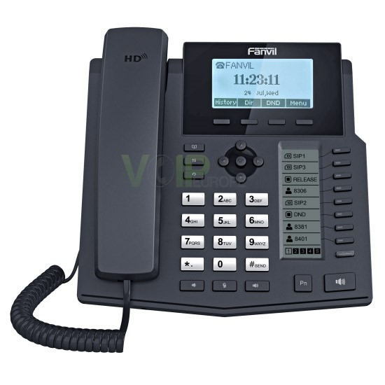 Telephone IP de Bureau Entreprise Ecran LCD avec une Clé Intelligente DSS X5/X5G
